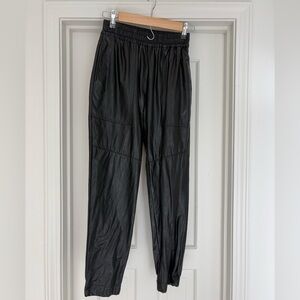 Lysse leather joggers